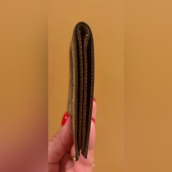 GUCCI AUTHENTIC SYLVIE BIFOLD SHERRY LINE WALLET. EUC - Picture 6 of 13